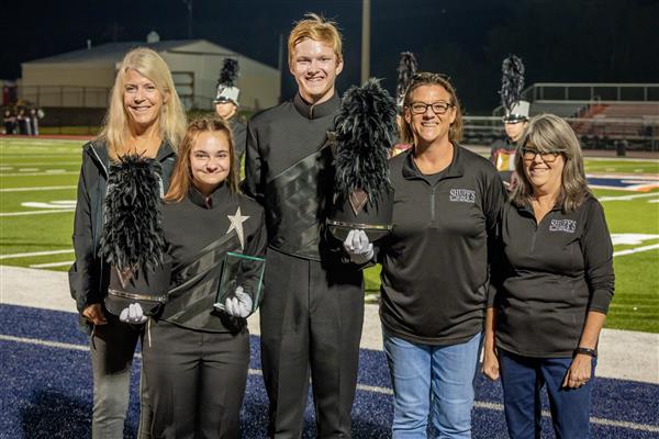 Page High band members smile